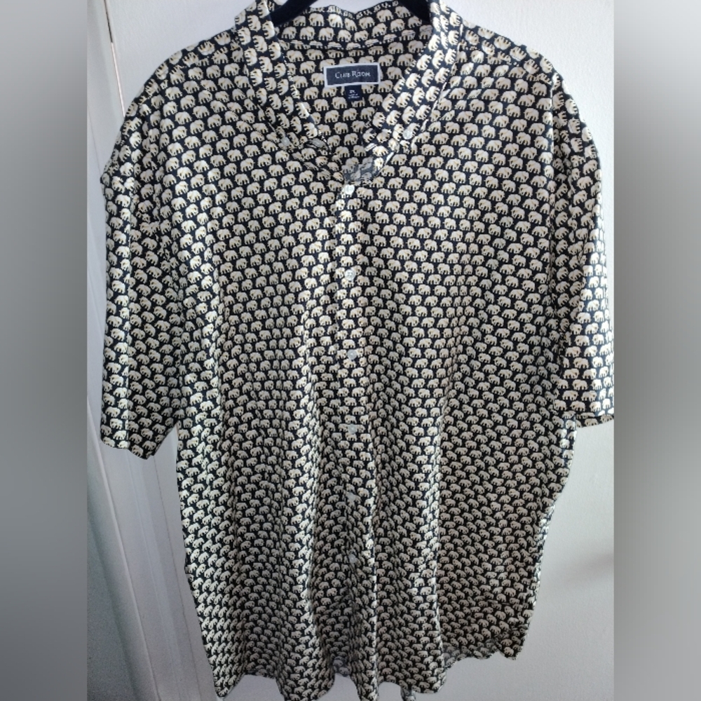 Elephant Print Shirt